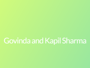 Govinda and Kapil Sharma