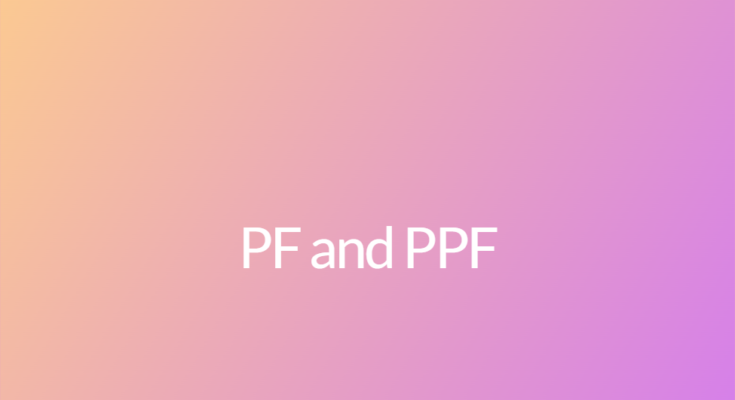 PF and PPF