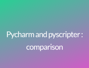 Pycharm and pyscripter : comparison